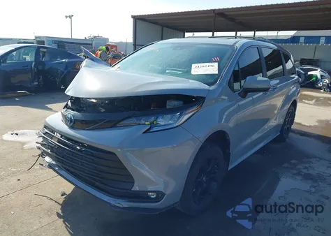 2025 Toyota Sienna Woodland Edition from USA, damaged, VIN 5TDCSKFC9SS191051